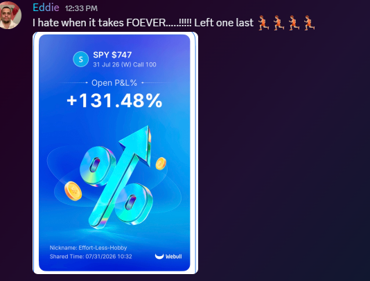 SPY 747 call +131.48%