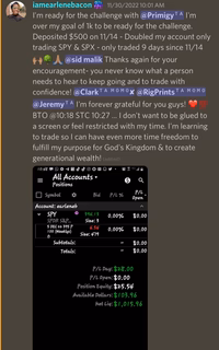 Member trading result